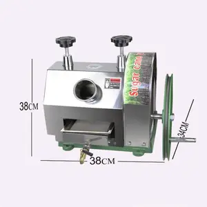 Maquinaria de procesamiento pequeña trituradora de caña de azúcar exprimidor a la venta