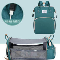Sacs à dos multifonctionnels pour bébé fabriqués sur mesure, sacs à couches pliables de luxe, sacs à dos pour femmes, sacs à dos pour mamans avec USB