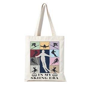 Bolsa de Lona Casual Deportiva para Amantes del Esquí, Regalo para Esquiadores en Mi Época del Esquí - Product Image 1