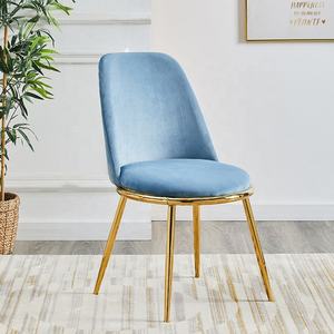 Chaise en cuir moderne blanche Mebel Hotel Banquet French Cafe Chaise en cuir moderne Chaise rembourrée de luxe Ensemble de chaises de salon - Product Image 3