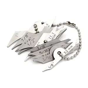 Dem wg029 mini chaveiro de medição, chaveiro de bolso e medidor de solda de inspeção, 11 peças - Product Image 3