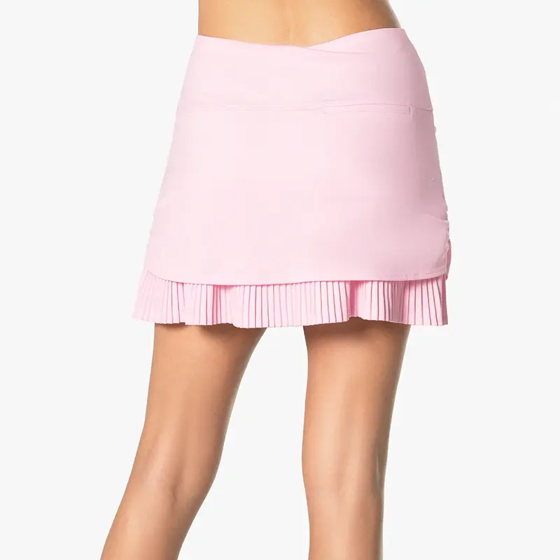 Culottes de Golf personalizados para mujer, faldas plisadas de Golf para mujer, falda de tenis con bolsillo de cintura alta, faldas de Golf transpirables con pantalones cortos incorporados