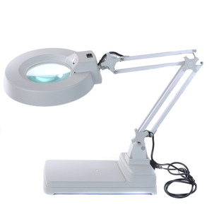 Loupe de bureau LED OEM avec lentille de 75 mm pour réparation de téléphones portables et travaux sur table d'atelier en plastique - Product Image 2