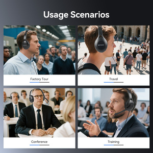 Micro-casque à bandeau réglable pour les voyages, filaire, connecteur 3,5 mm, système de guide touristique TT032 & TT126 RETEKESS - Product Image 6