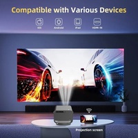 Mini vidéoprojecteur intelligent P20 Pro pour la maison, Android 13, Full HD 1080P avec mise au point automatique et correction de trapèze, résolution maximale 4K, vidéoprojecteur Freestyle