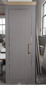 Porte intérieure moderne insonorisée en bois massif, finition étanche, pour chambres d'appartement et d'hôtel - Product Image 2