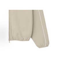 Ensemble de survêtement haut de gamme SS25 en molleton décontracté 2 pièces : sweat à capuche zippé et pantalon de survêtement, coupe oversize, style streetwear, grammage lourd 500 g/m², idéal pour la gym