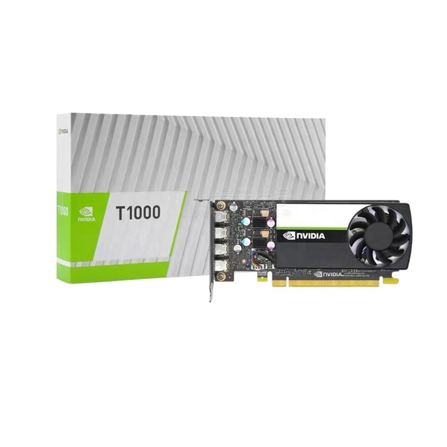 Brand New T1000 4GB GDDR6 128-bit PCIe 3.0 X16 Professional Graphics Card