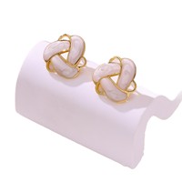 Boucles d'oreilles clous géométriques créatives Gaovo pour femmes, style européen élégant, en acier inoxydable, bijoux d'oreille tendance pour le quotidien