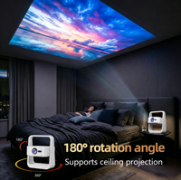 Proyector Digital WiFi 6 con Sistema Android 13, Video 4K Full HD 1080p LCD para Cine en Casa S34, Precio de Fábrica