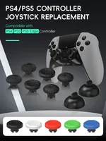 DATA FROG 8 pièces Capuchons de joystick en plastique pour manette PS4/PS5 Edge Elite, capuchons de joystick en forme de champignon, capuchons de joystick Xbox Series