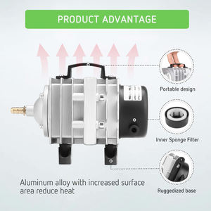 Systèmes de pompe à eau électromagnétique d'<span class=keywords><strong>aquarium</strong></span>, pompe à Air électromagnétique pour nettoyage - Product Image 3