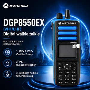 Radio Bidireccional DGP8550EX VOX ATEX IP67 Resistente al Agua VHF GPS con Botón de Emergencia de Largo Alcance - Product Image 5
