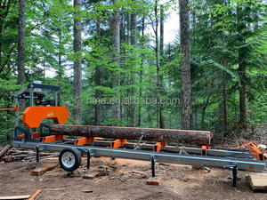 RIMA SAW MILLガソリンポータブル製材所4pcsフレーム付き高速切断機械木材切断機ログプロセッサ - Product Image 5