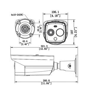 Hik оригинальная DS-2TD2628-3/QA Тепловая оптическая двухспектральная сетевая гибридная тепловизионная камера - Product Image 6