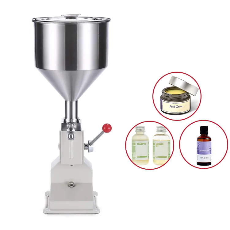 Handleiding Pasta Crème Vloeibare Vulmachine 5-50Ml Fles Filler Verstelbare Fles Vulmachine Filler A03