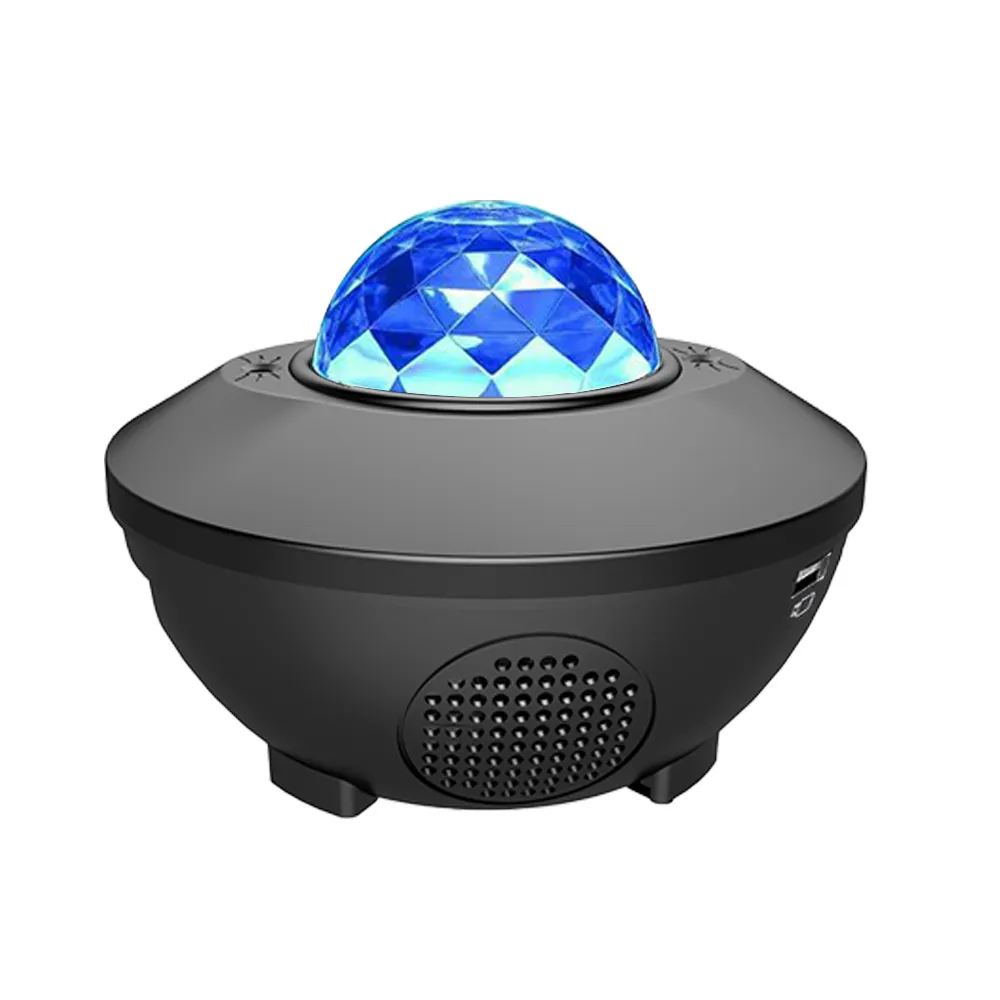 Controle remoto luz noturna para bebês, luz noturna lam, sem fio, alto-falante, galáxia rgb, projetor estrelado, luz noturna