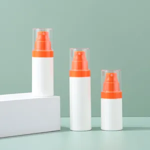 Flacone Spray Airless in plastica tondo da 20ml per lozione sierica ricaricabile flacone pompa Airless