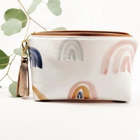 Offre Spéciale 100% RPET TOILE 10 bouteilles Antichoc Gland Imprimé Floral Huile Essentielle Sac Pochette Cosmétique de Voyage