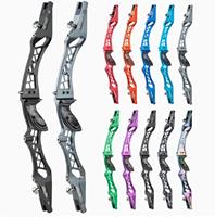 UNISON 25 pouces compétition Takedown arc classique Riser gauche/droite ILF aluminium CNC 6061-T6 poignée avec poignée en plastique