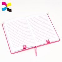 Carnet à couverture rigide personnalisé A5, journal ligné, reliure en cuir de lin, carnet d'écriture pour le bureau, l'école, cadeau