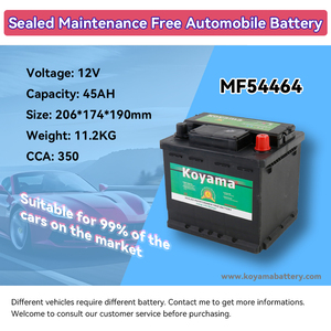 Bon <span class=keywords><strong>prix</strong></span> DIN44 DIN Standard <span class=keywords><strong>Batterie</strong></span> de démarrage de <span class=keywords><strong>voiture</strong></span> 12V45AH MF54464 Remplacement des batteries de <span class=keywords><strong>voiture</strong></span> scellées à l'acide de plomb - Product Image 5