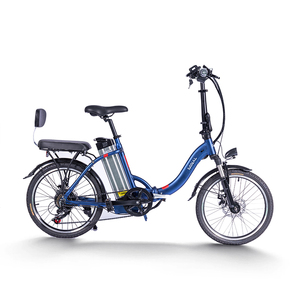 Bicicleta Eléctrica Plegable Urbana de 20 Pulgadas, 7 Velocidades, Aleación de Aluminio, Batería de Litio, Motor de Cubo Trasero, 48V 10.5Ah, Batería Dual, Freno de Disco - Product Image 5