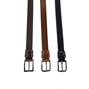 Ready Ship BS INTERNATIONAL Men's 100% Original Cow Hide Heavy Duty Eco-Friendly <b>Vintage</b> Waterproof Stainless Steel Pin <b>Belt</b> - Product Image 4