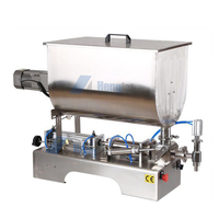 Henglet G1WG-U 10-5000ml Double tête vinaigrette beurre d'arachide crème confiture shampooing pâte liquide Piston Machine de remplissage