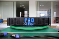 En stock CA9 2x600W Amplificateurs de puissance à boîtier métallique avec stéréo/mono/surround et XLR pour les petites performances sur scène