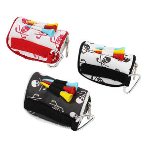 Sac de petite balle de golf portable en nylon et PU Logo personnalisé sac d'accessoires de golf de stockage de petite taille - Product Image 2