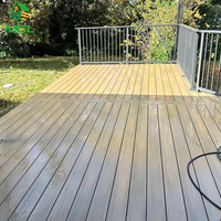 Fabricant en gros de planches de terrasse en WPC pour l'extérieur, plancher composite, terrasse, patio, balcon, imperméable, antidérapant, protection UV