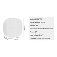 Diffuser Aroma Elevator Pintar Bertenaga Baterai Tipe C 150ml Mesin Pewangi Komersial untuk Hotel, Mal, dan Toilet