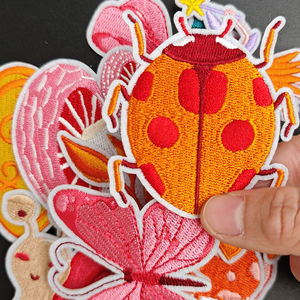 8 Pezzi Toppe Ricamate Eco-Friendly da Cucire o Applicare con Ferro da Stiro, Elfo del Giardino, Fata, Multicolore, per Vestiti - Product Image 2