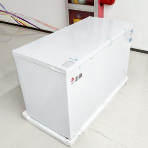 Congélateur horizontal à ouverture supérieure H 388L, congélateur à coffre à porte unique, congélateur commercial à refroidissement direct, grande capacité, réfrigérateur-congélateur - Product Image 5