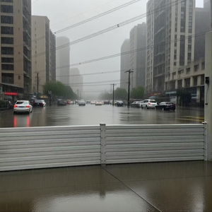 อุปสรรคน้ำท่วมและประตูน้ำท่วมแบบพกพาโลหะใช้สำหรับการป้องกันระบบรักษาความปลอดภัยภายในบ้าน - Product Image 3