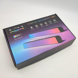 Barre lumineuse intelligente WiFi App RGB RGBIC LED atmosphère musique synchronisation ramassage rythme barres lumineuses 12 Modes <span class=keywords><strong>TV</strong></span> mur ordinateur salle de jeu décor - Product Image 6