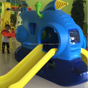 <span class=keywords><strong>Idrovolante</strong></span> In Età Prescolare Coperta Arrampicata All'aperto Scorrevole composito Giochi Centro Gioco Scivolo Per Bambini con Altalena - Product Image 4