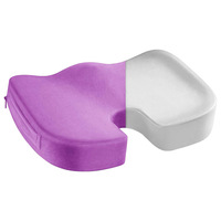 Coussin de siège pour chaise de bureau siège de voiture soutien lombaire et dorsal oreiller en mousse à mémoire coussin coccyx pour coccyx coccyx