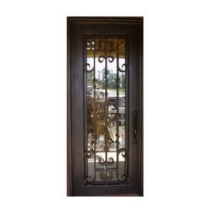 China profesional nuevo diseño usado puertas de puerta de hierro forjado rotura térmica - Product Image 6