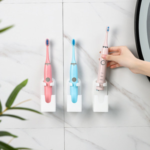 Electric <b>Toothbrush</b> <b>Holder</b> <b>Wall</b> <b>Mounted</b> Plastic Minimalist Design For Bathroom Storage With Easy To Clean Feature - Product Image 2