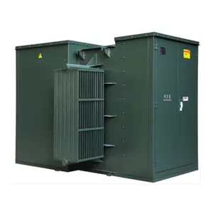 10kv 11kv 12.47kv 12.5kv 13.2 kv 13.8kv 400v 380v 3 trasformatore montato su pad a bagno d'olio trifase