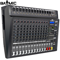 Console de mixage PMX 8 12 16 canaux, système audio professionnel MP3, équipement de sonorisation, mixeur audio DJ et DSP pour concert