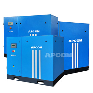 High Efficiency Lubricated Motor 60-175HP Screw Air <b>Compressor</b> Large CFM Flow Industrial - Product Image 4