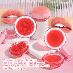 Masques à lèvres hydratants végétaliens de marque privée avec applicateur 2 en <span class=keywords><strong>1</strong></span> Gommage au sucre lisse et masque réparateur pour les lèvres - Product Image 2