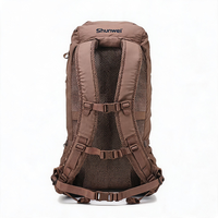 Sac à dos de randonnée léger et imperméable SHUNWEI, design respirant avec courbe physiologique du dos, fermeture éclair, bretelles réglables