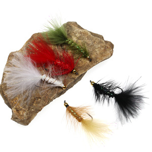 Fliegenfischen-Köder Kupferkopf-Fliege Lachs-Fliegenfischer-Köder <span class=keywords><strong>Wooly</strong></span> <span class=keywords><strong>Bugger</strong></span> - Product Image 3