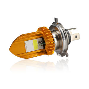 TCYATO Lampe haute luminosité 12V ~ 80V COB H6 BA20D, feux de route et feux de croisement jaune et blanc pour moto Lampe H4 - Product Image 2