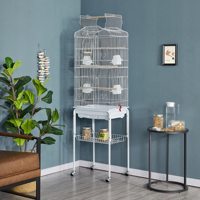 Cage à oiseaux Yaheetech 64'' à toit ouvert pour perruches, agapornis, pinsons