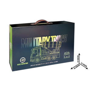 <span class=keywords><strong>Escala</strong></span> 1/12 2,4 GHz 4WD Camión Militar aleación luz música Control remoto seis Shell Vehículo de juguete para niños Cable USB para ejército experto - Product Image 5